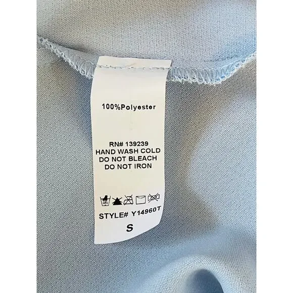 Tuckernuck Pomander Place Blythe Dress Light Blue size Small sleeveless - Picture 7 of 9